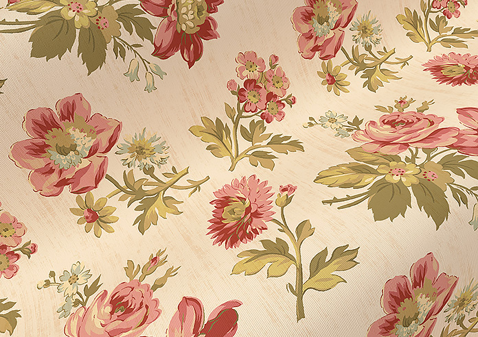 Shabby Chic by Rachel Ashwell Eloise (Blackout), Vintage Pink - Twist&Fit Roller Blind - Image 4